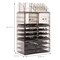 Sorbus X-Large Acrylic Makeup and Jewelry Organizer Case - 4 Piece Set (12 Drawers)